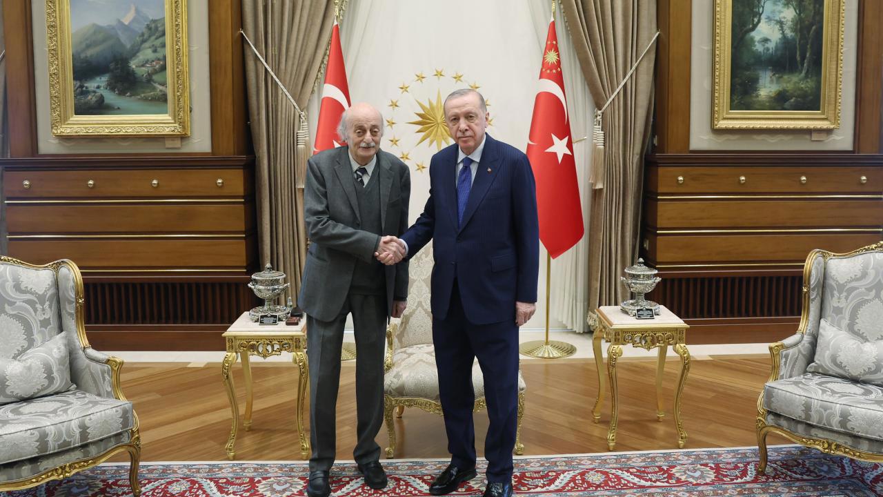 Lübnan'da Dürzi lider Canbolat'tan Türkiye ve Suriye açıklaması