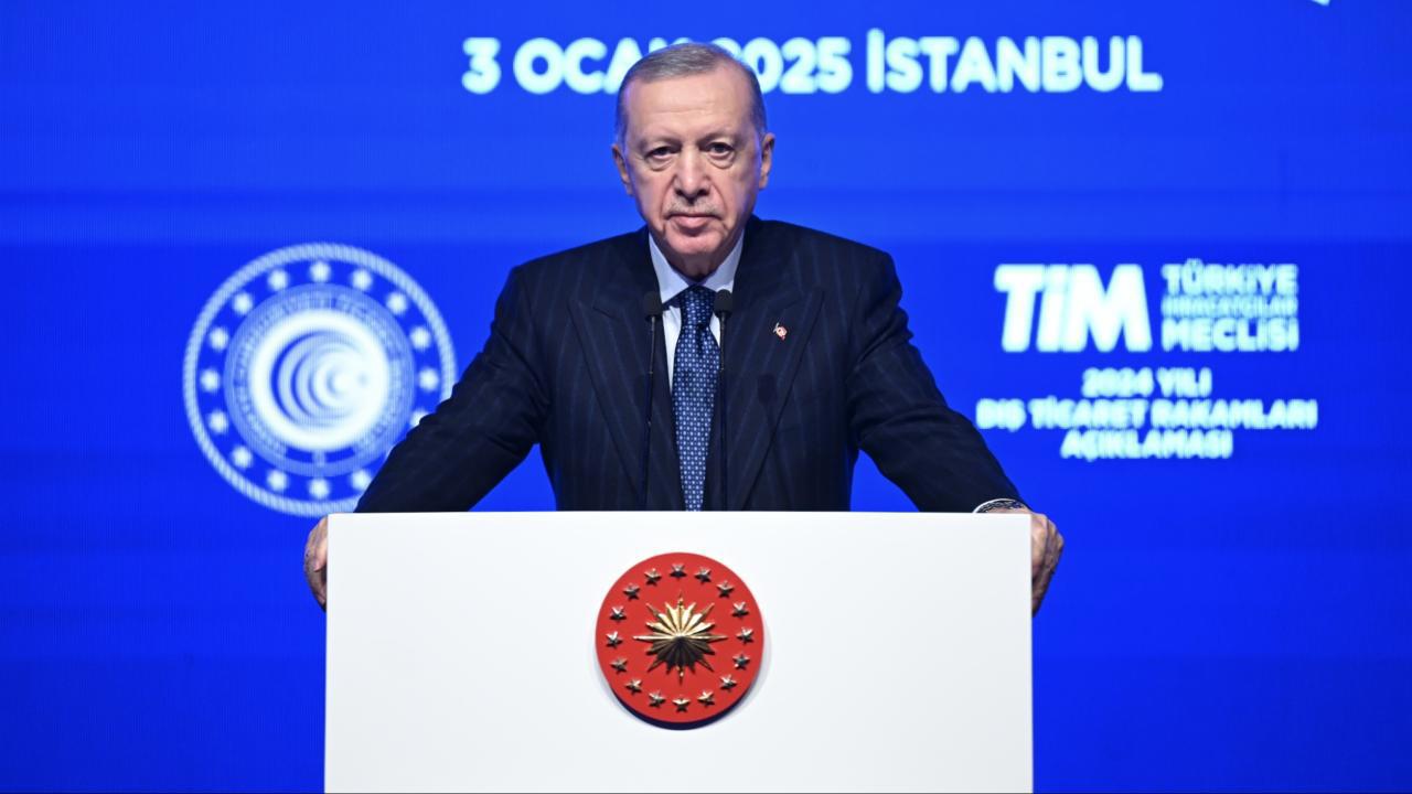 Cumhurbaşkanı Erdoğan: 2024 yılında Türkiye'nin ihracatı 262 milyar dolara ulaştı
